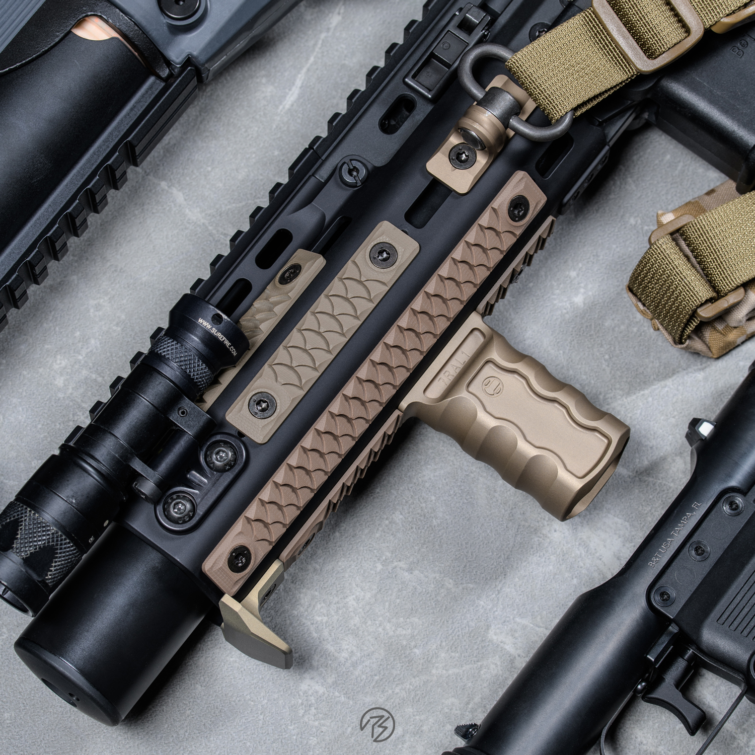 different type of handguard grips