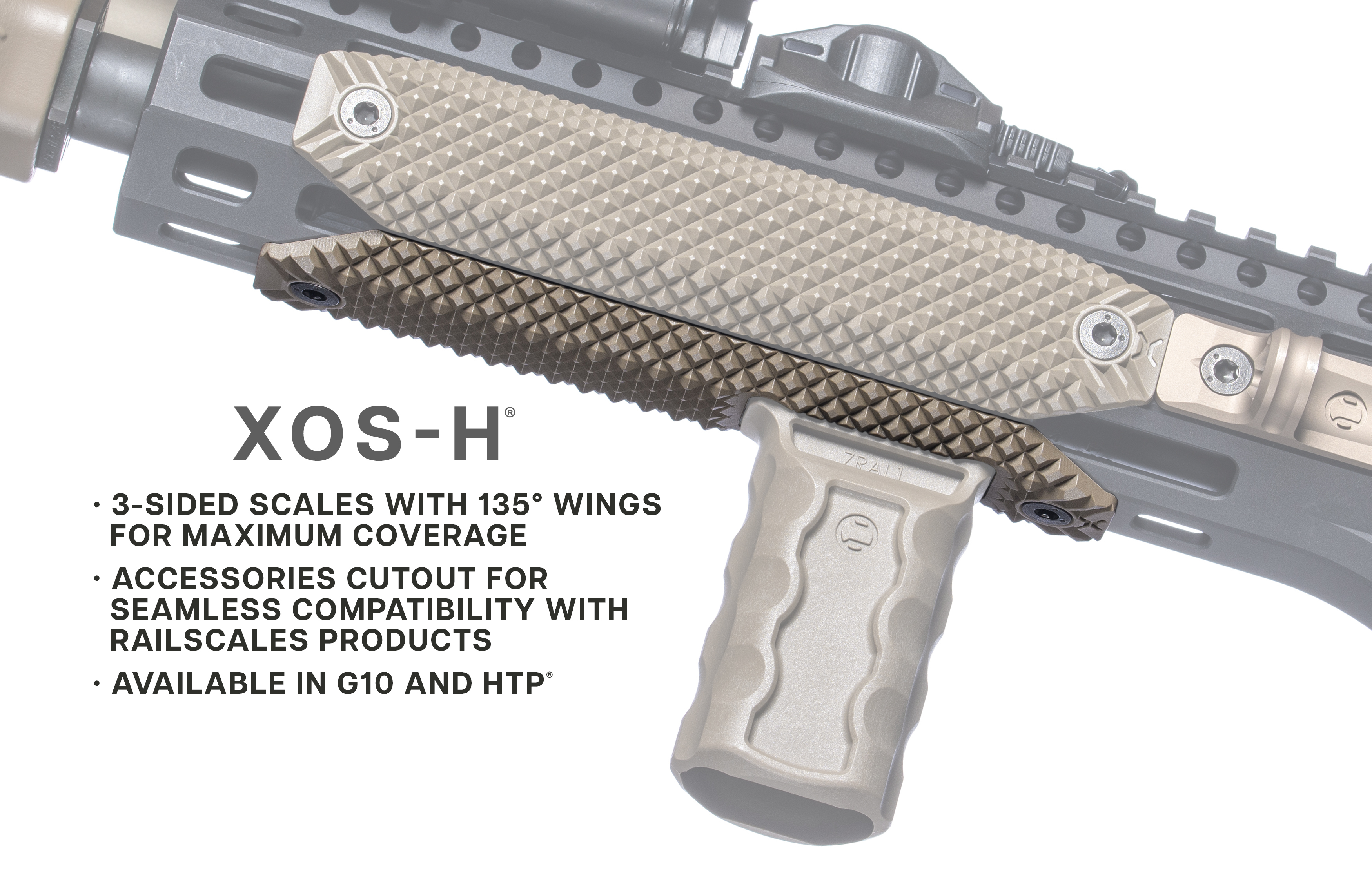 XOS-H® M-LOK Scale with RSBM-P™ M-LOK VFG